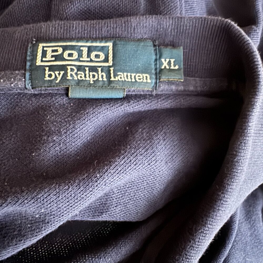 Polo by Ralph Lauren Navy Blue Polo Shirt X-Large - Picture 12 of 12